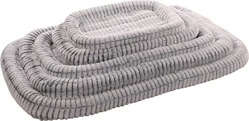 Cojín rectangular Flamingo Stella con mullido de 8 cm, colchoneta gris de alta comodidad 3