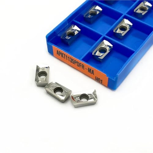 10 piezas insertos APKT1135PDFR MA H01 para fresado CNC miniatura 3