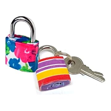 Cadeado Armário Academia Cadeado P/Mala De Viagem 2 Unids