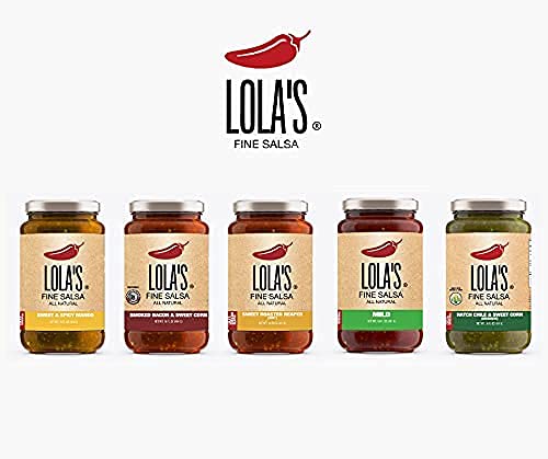 Lola's Fine Hot Sauce - Sweet Roasted Reaper Fine Salsa | All-Natural, Gluten-Free, Non-Gmo, Plant-Based, Keto | Created With Fresh Roasted Reaper Peppers And Lola's Carolina Reaper Hot Sauce #TOP4