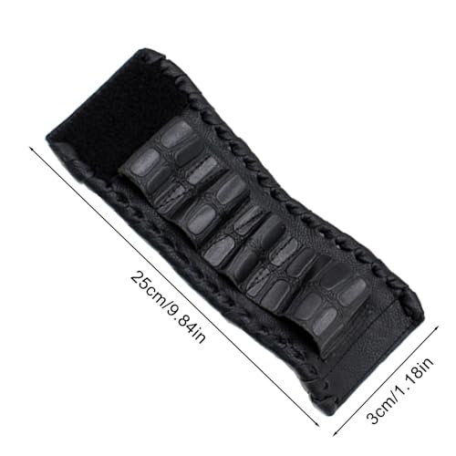 Sac à outils pour ciseaux de coiffure avec compartiments spacieux en cuir - 2