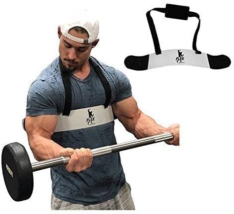 Core Prodigy Arm Blaster for Biceps - Bicep Curl Support Isolator and Bicep Blaster for Curling, Preacher Curls for Arms, Bodybuilding, Weight Lifting Workout Equipment, Large