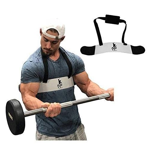 Core Prodigy Arm Blaster for Biceps - Bicep Curl Support Isolator and Bicep Blaster for Curling, Preacher Curls for Arms, Bodybuilding, Weight Lifting Workout Equipment, Large