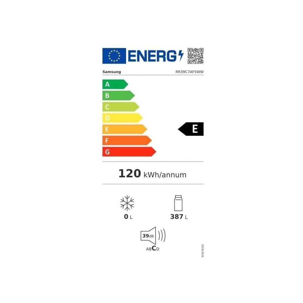 SAMSUNG Réfrigérateur 1 porte RR39C7AF5WW