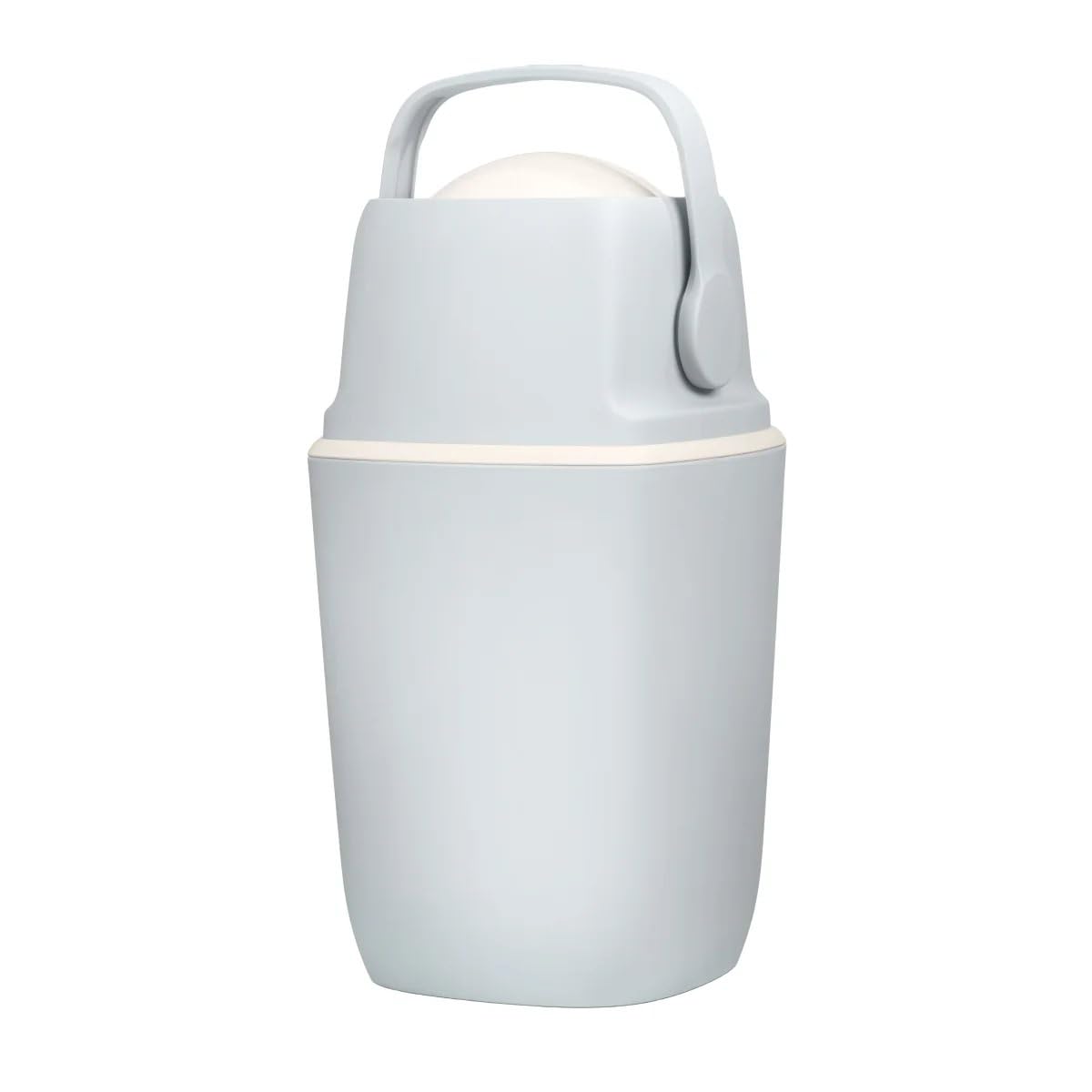(air)well bin Windeleimer Geruchsdicht – Windelmülleimer mit Geruchsstopp-System, Einhändige Bedienung, Kapazität bis zu 22 Windeln, Hygienischer Wickeleimer für Badezimmer & Babyzimmer (Grey)