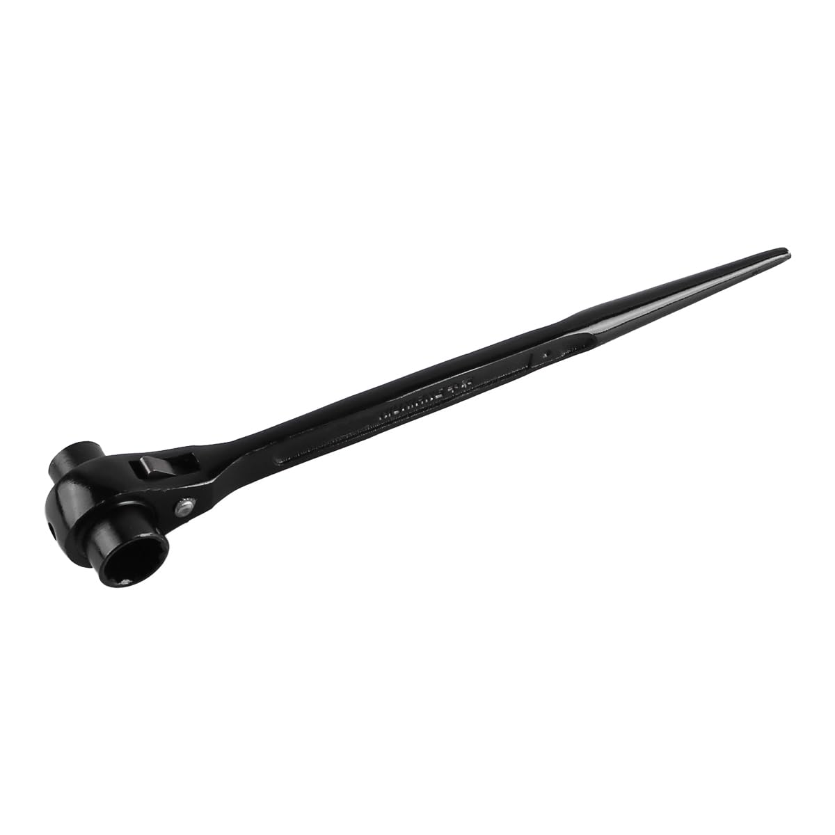 Ieron Black Ratchet Podger Spanner Quick Release Scaffold Wrench Durable Heavy Duty Scaffold Tool for Professional Construction Use Fast Release Mechanism