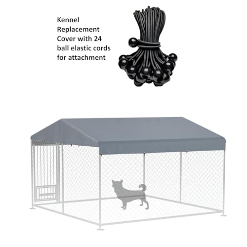 image for MDHAO 10' x 10' Dog Kennel Cover 600D Heavy Duty Waterproof Replaceabl