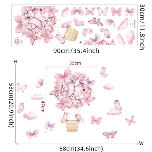 Vinilo decorativo sacinora mariposa para pared miniatura 5
