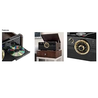 4-en-1 Turntable Bluetooth, Haute Qualité 3 Vitesse Turntable, (33 1/3 et 45,78 RPM), RCA Sortie Ligne for Haut-Parleur Externe Connexions, Haut-parleurs stéréo - Les Beatles, Paul McCartney, John Lennon, RIngo Starr, George Harrison 4-en-1 Turntable Bluetooth, Haute Qualité 3 Vitesse Turntable, (33 1/3 et 45,78 RPM), RCA Sortie Ligne for Haut-Parleur Externe Connexions, Haut-parleurs stéréo – Image 7