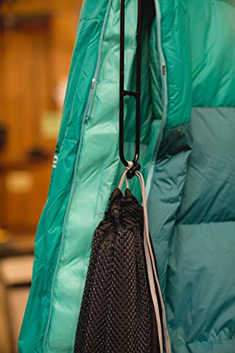 Sleeping Bag Hanger para bolsas de dormir, edredones y ropa de cama para exteriores miniatura 4