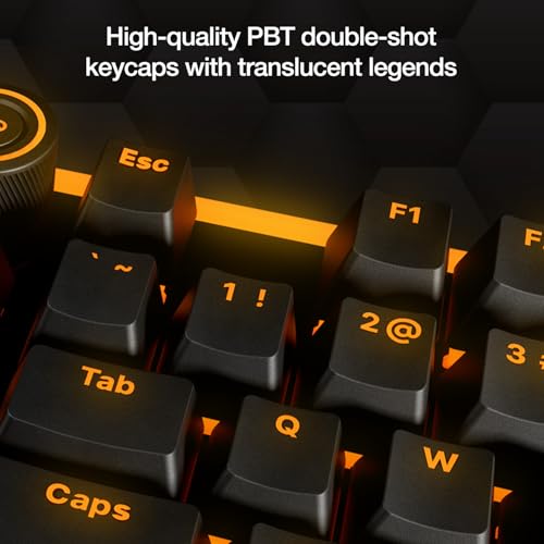 Image of be quiet! German Light Mount Mechanical Keyboard | Tactile | Hot-Swappable Lubricated Silent Switches | 3D Media Wheel | ARGB Keyboard | Quality PBT Double-Shot Keycaps | Programmable | BT004DE