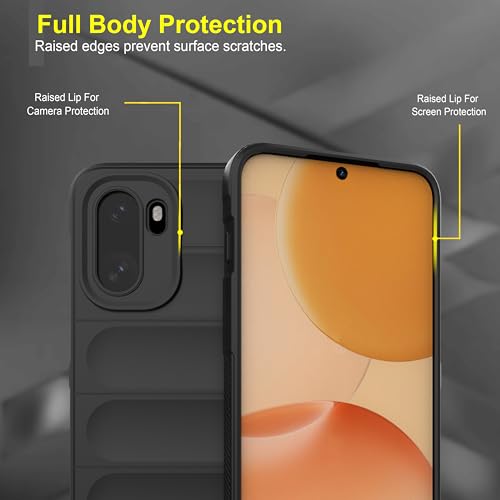 Image of Zapcase Back Case Cover for OnePlus 15R 5G | Compatible for OnePlus 15R 5G Back Cover | Liquid Silicon Magic Case with Camera Protection | Black