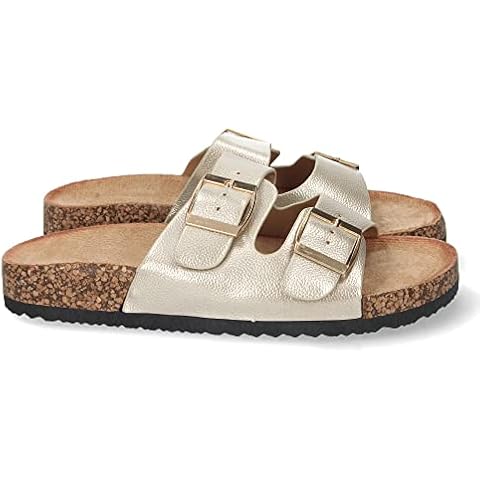 Sandalia Plana de Mujer con Planta de Anatomica de Bio y Hebillas Cover