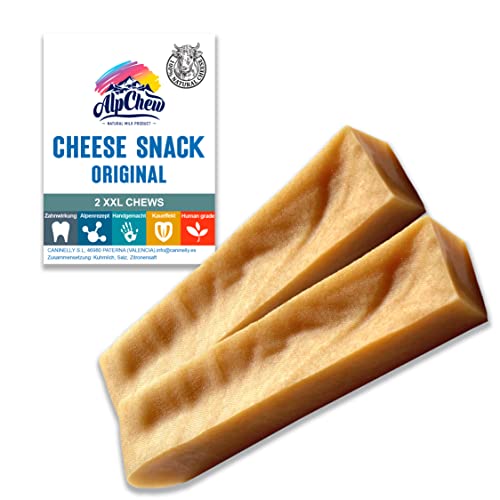 Alp Snack Chew Kaukäse für Hunde XXL 2 Stück Käse Kauknochen Kaustab aus Hartkäse Käseknochen Gigant Cover