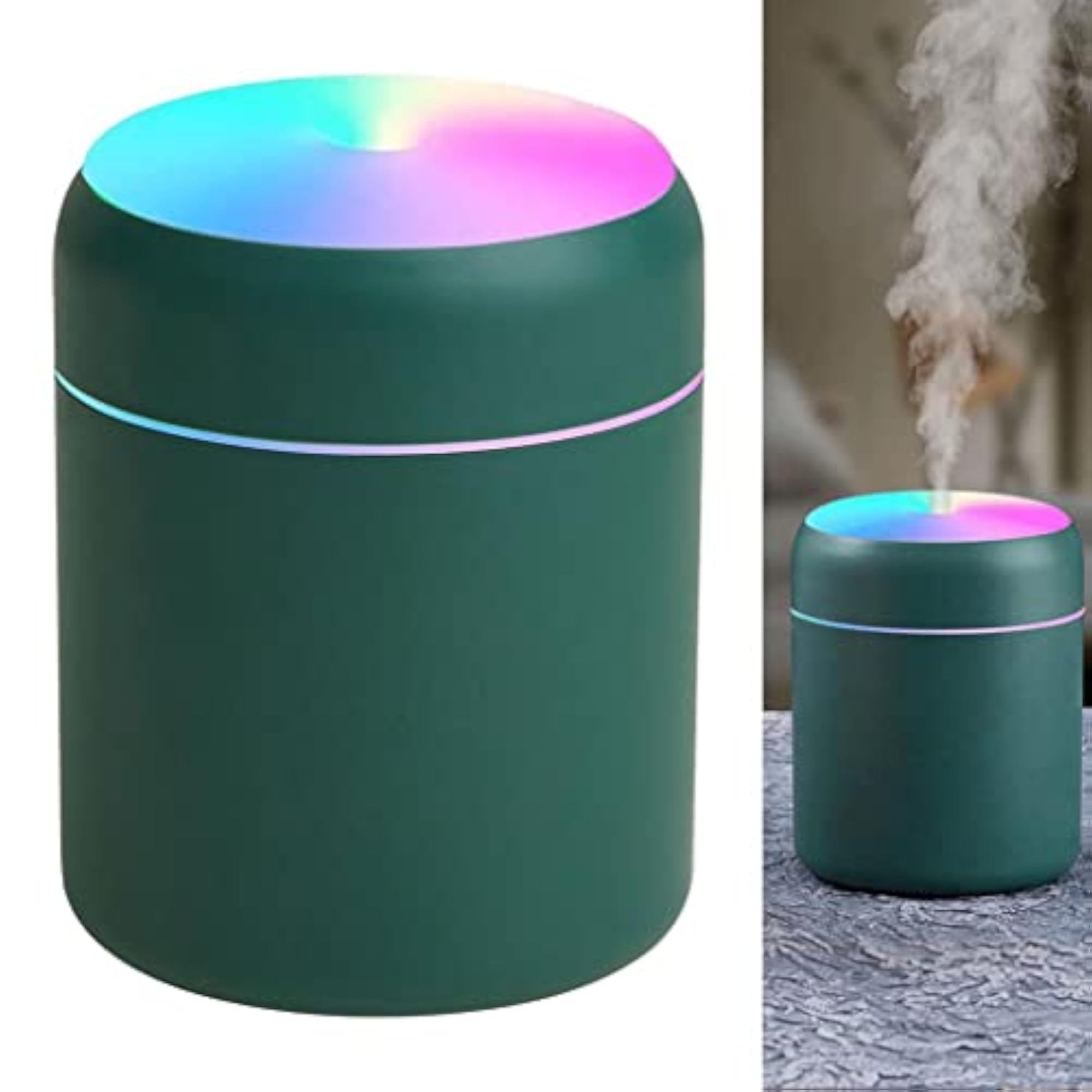 280ML Mini Humidifier Air Purifier Oil Aroma Diffuser