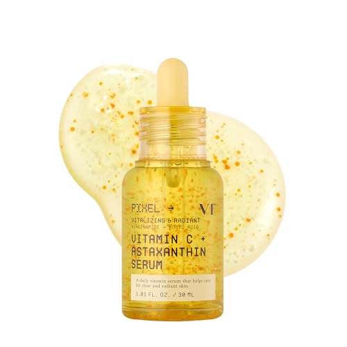 VT COSMETICS Vitamin C Astaxanthin Serum Lightweight Glow Facial Serum for Radiant-Looking Skin Even Skin Tone with Vitamin C Astaxanthin Niacinamide Korean Skincare (1.01 fl oz / 30 mL)