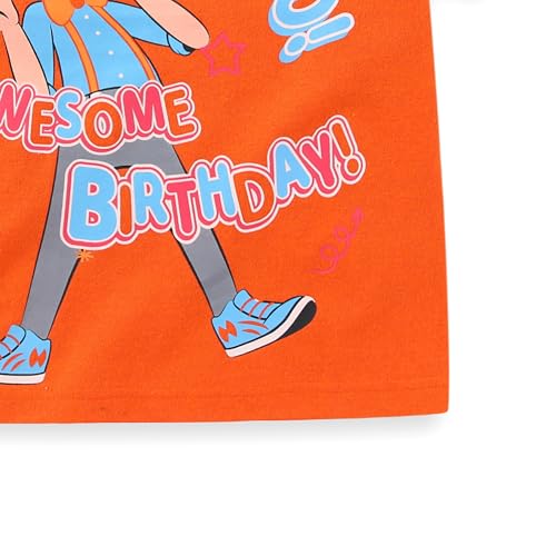 Blippi Birthday Boys Short Sleeve T-Shirt for Toddler and Big Kids4