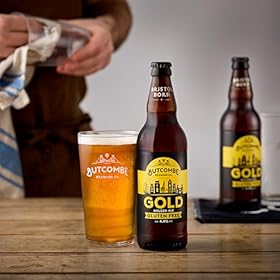 Butcombe Brewery, Gold, Golden Ale Bottles, Vegan Friendly, Part Bitter, Part Sweet, 100% Refreshing 8 x 500ml – BUTCOMBE