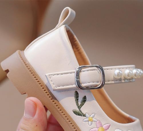 Girls Mary Jane School Party Dress Shoes Casual Slip on Ballet Flat for Toddler/Little Kid4