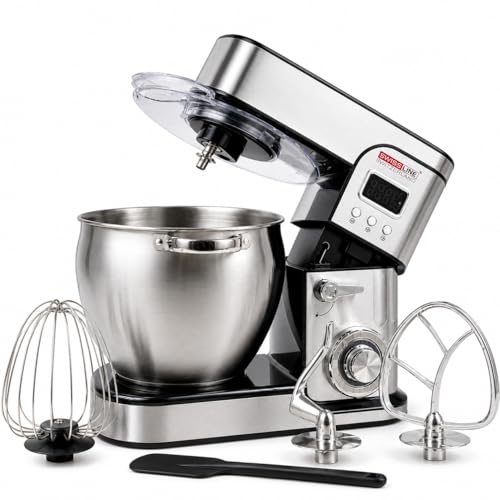 Swiss Line Switzerland - Robot de cocina - Máquina de cocina - 12L - 2800W - Acero inoxidable - Pantalla digital (12L - Digital)