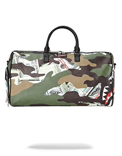 Preisvergleich Produktbild Sprayground Camo Money Shark Duffle Bag - Green-One Size