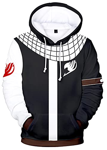 FLYCHEN Femme Sweats à Capuche Fairy Tail Adulte Cosplay Manches Longues