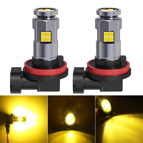 Bombillas LED H8 H11 3000K Amarillo Dorado para Niebla miniatura 1
