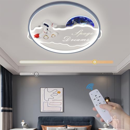 Plafonnier acrylique LED dimmable pour eviter la fatigue visuelle des enfants dans leur chambre