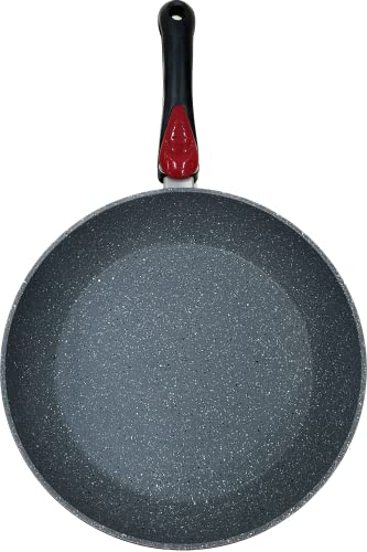 Aeternum Sartén Bialetti 28 cm Contemporary Cooking Space Petravera Rossa – Fabricado en Italia