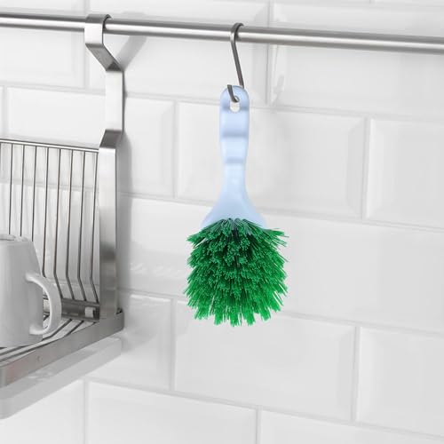 Image of Cleaning Brush,Scrub Brush,Pot Brush,Utility Brush with Polypropylene Handle for Cleaning of Kitchen, Food Factory, Beverage Factory,Slaughterhouse,2PCS,Green
