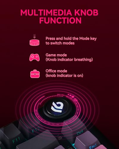 Image of LEOBOG x Aula HI75C Pro Mechanical Gaming Aluminum Wireless Keyboard