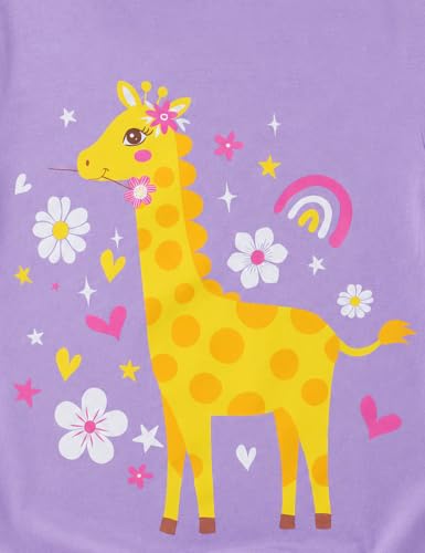 Image of Toddler Girls T-Shirt Short Sleeve Cartoon Graphic Tee 2-6T