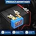 Remote Disconnect Switch 12V 240A Kill Switch Automatic Power Shut Off Switch Compatible with Car Auto ATV