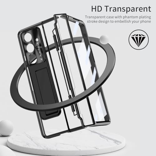 Coque rigide transparente pour Samsung Z Fold 7 finition premium - 3