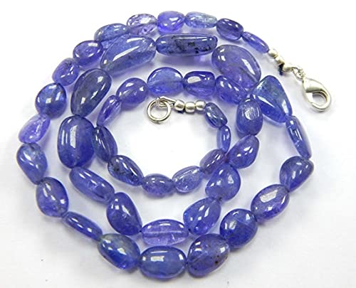 Tanzanite perles en tanzanite naturelle 5x8-11x16mm pour création bijoux fil 45cm