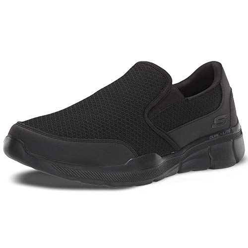Skechers Men's Equalizer 3.0 Bluegate Shoe, Black/Black, 13 M US