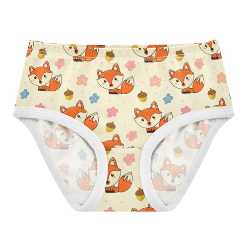 Cute Cartoon Foxes Toddler Girls's Underwear 2T 202c1794