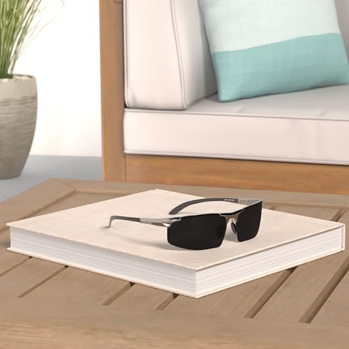 Image of BIRCEN Carbon-Fiber Polarized Sunglasses for Men: 0.74 oz & UV Protection