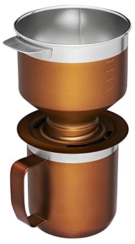 Image of STANLEY Classic The Perfect-Brew Pour Over Gift Set Elevate Your Coffee Experience with Precision Pouring and Timeless Style | 20oz /12oz | Maple