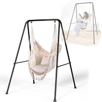 WUDLEP Swing Stand with Hammock Chair, Max Load 330lbs, A-shape