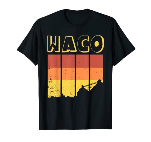 Camisa retro Waco Mill Skyline Camiseta