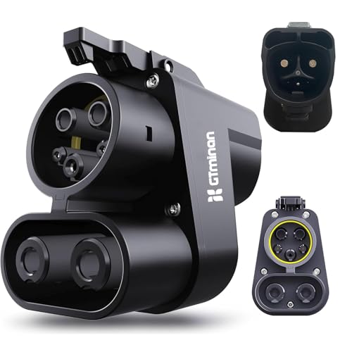 Gtminan Tesla Supercharger (NACS) to CCS1 Adapter, 500A - 1000V Portable Fast Ev Charger