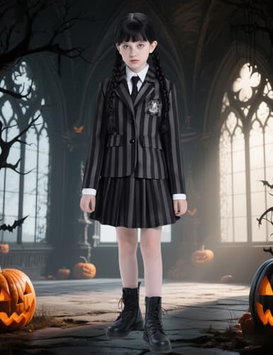 Disfraz infantil uniforme academia para niñas miniatura 6