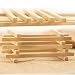 YUNSTK Varillas de bambú para manualidades, 50 unidades de listones de madera...