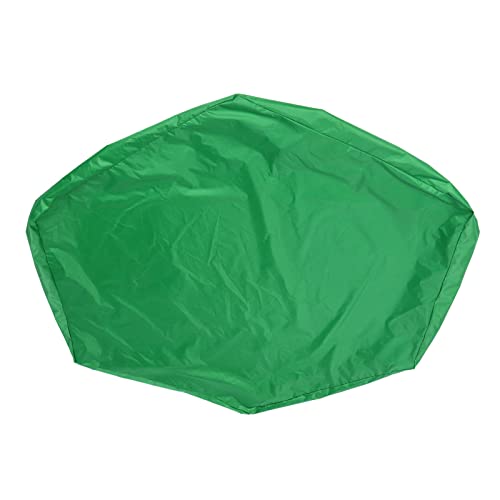 Sandbox Cover, Hexagon Sandpit Sand Toys Cover Pool Cover with Drawstring, Cover Only 55.1 x 47.2 x 7.9in(Green)