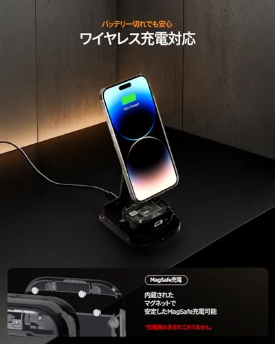 Spigen AirPods Pro 3 ケース ウルトラ・ハイブリッド・マグフィット ACS09823 (ゼロ・ワン・ブラック) の商品画像 3