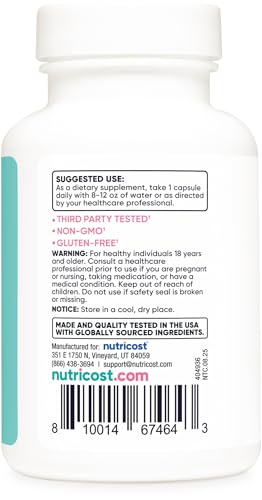 Nutricost Biotin with Collagen Capsules