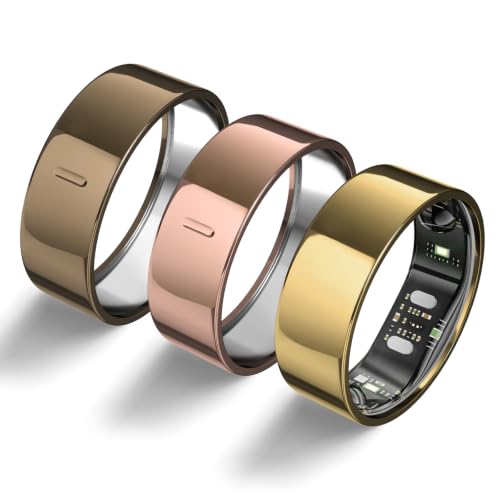 3 Pack Ring Cover Compatible with RingConn Gen 3 Ultra Thin Anti-Scratch TPU Ring Protector for RingConn Gen 3 Working Out Accessories Men Women (Royal Gold+Antique Gold+Rose Gold 10)