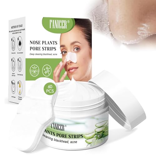 30ml Crema Punti Neri Rimozione,60pcs Cerotti Naso Pulizia Profonda,Maschera Nera Viso Punti Neri Per Uomini e Donne,Adatti a Tutti i Tipi di Pelle,per pelle liscia e pulita