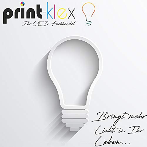 LED Notleuchte 2W Unterputz 6000K - Kaltweiß Notausgang Notbeleuchtung Wand Decke Fluchtwegleuchte Fluchtweg Notlicht Fluchtwegbeleuchtung inklusive Piktogramme - Pfeil Links Rechts Unten